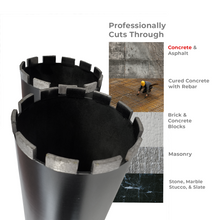 Load image into Gallery viewer, 2.5 inch Diamond Core Bit Package Deal | 2 Core Bits Included