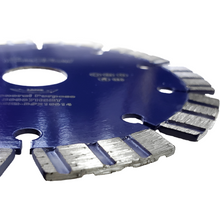 Load image into Gallery viewer, Diamond Segmented Multipurpose Turbo Diamond Blade for Concrete, Asphalt, Stucco, Stone, Blocks and Brick