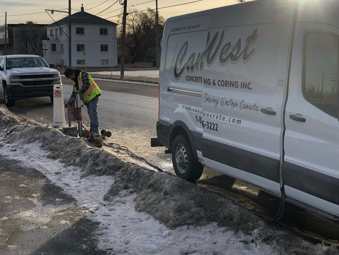 Cutting Concrete in Cold Weather